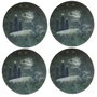 Hermia Pack de 4 Salvamanteles Individuales Multicolor 37 cm